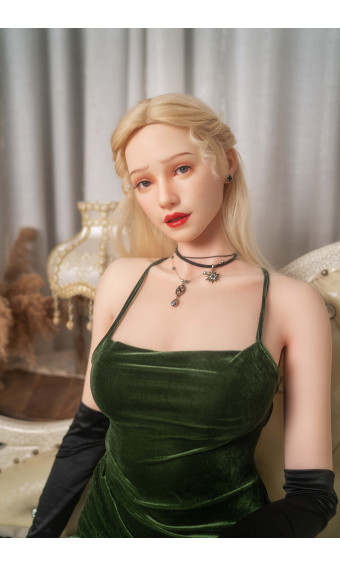 Zelex Full Silicone Doll Oriana 175 cm - Movable Jaw Version with Makeup 2